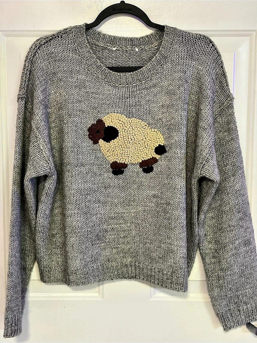 Gray Sheep Crewneck Sweater Like New never worn.